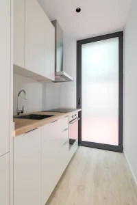 cocinas estrechas en pasillo